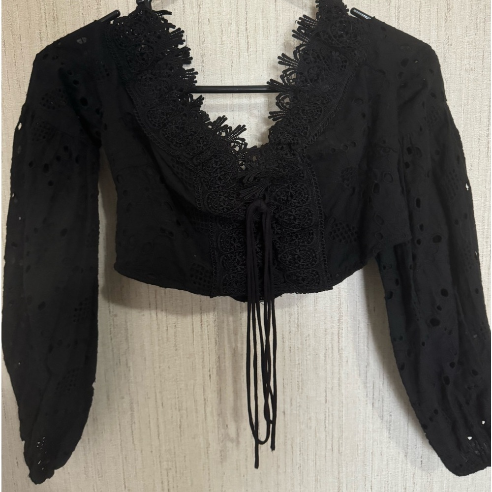 Women’s Blue blush blouse off the shoulder
